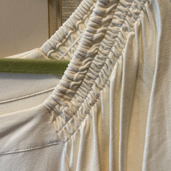 J. Jill Short Sleeve Top with Shoulder Detail - Picture 3 of 4